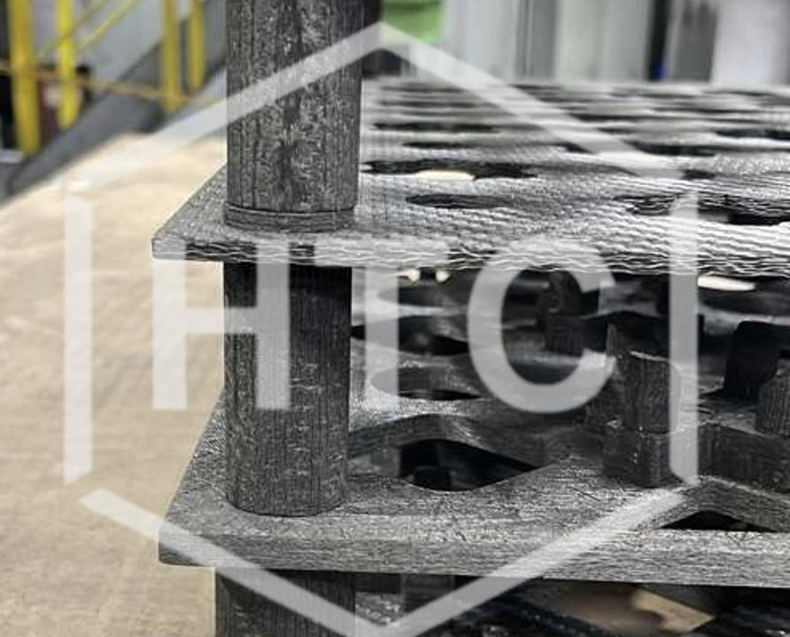CFC-Rack Heat Treatment High Temperature Concept